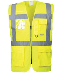 Portwest Hi-Vis Executive Vest PW303 - Yellow
