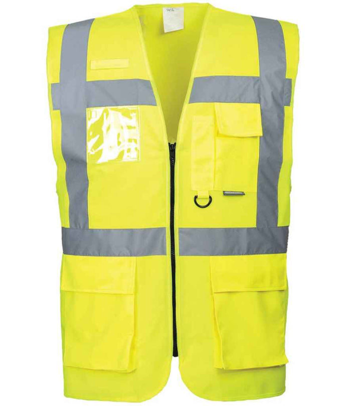 Portwest Hi-Vis Executive Vest PW303 - Yellow
