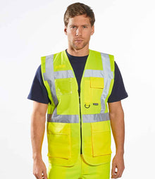 Portwest Hi-Vis Executive Vest PW303 - PW303 Yellow Model