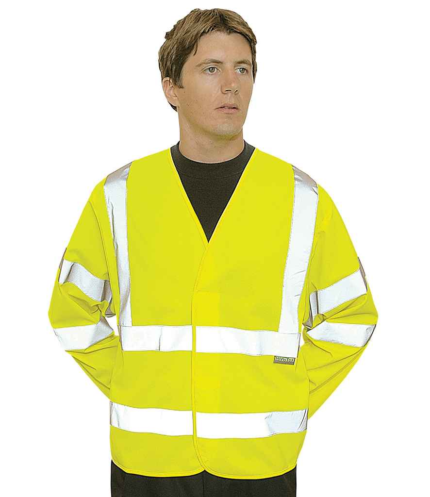 Portwest Hi-Vis Two Band and Braces Jacket PW308 - PW308 Yellow Model
