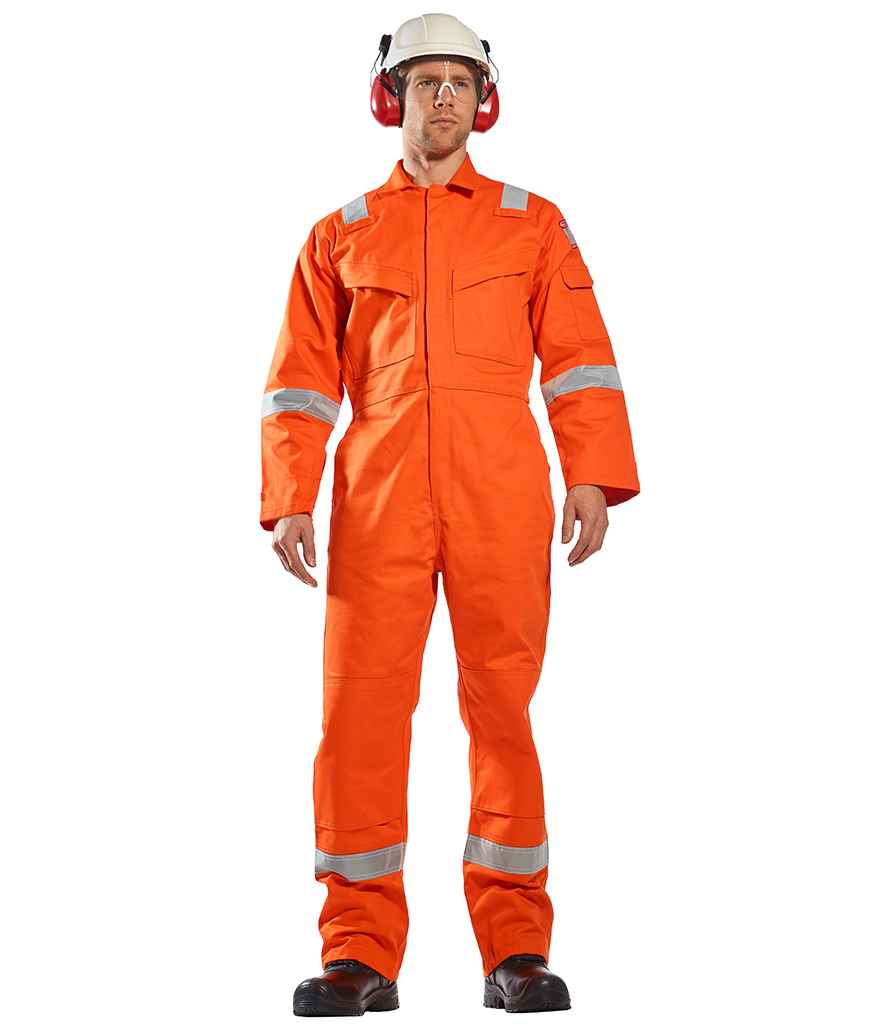 Portwest Bizflame™ Anti-Static Coverall PW425 - PW425 Orange Model