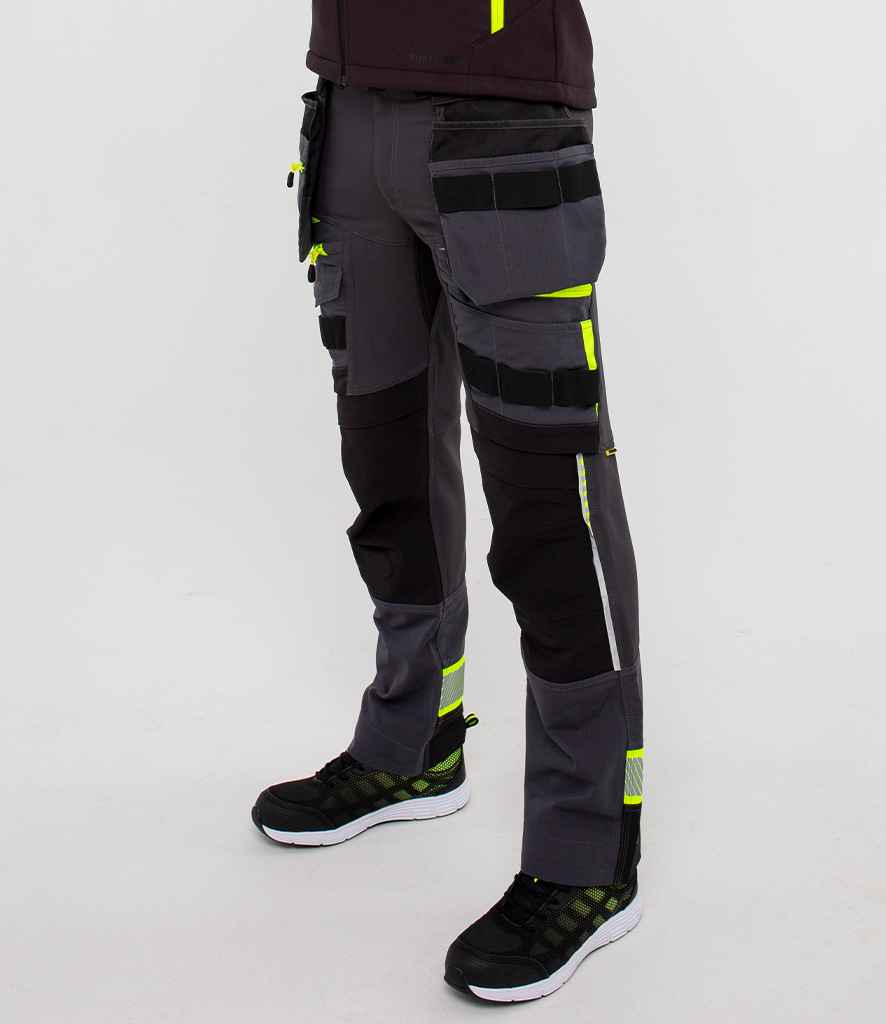 Portwest DX4™ Detachable Holster Pocket Trousers PW4440 - PW4440 Metal Grey Model