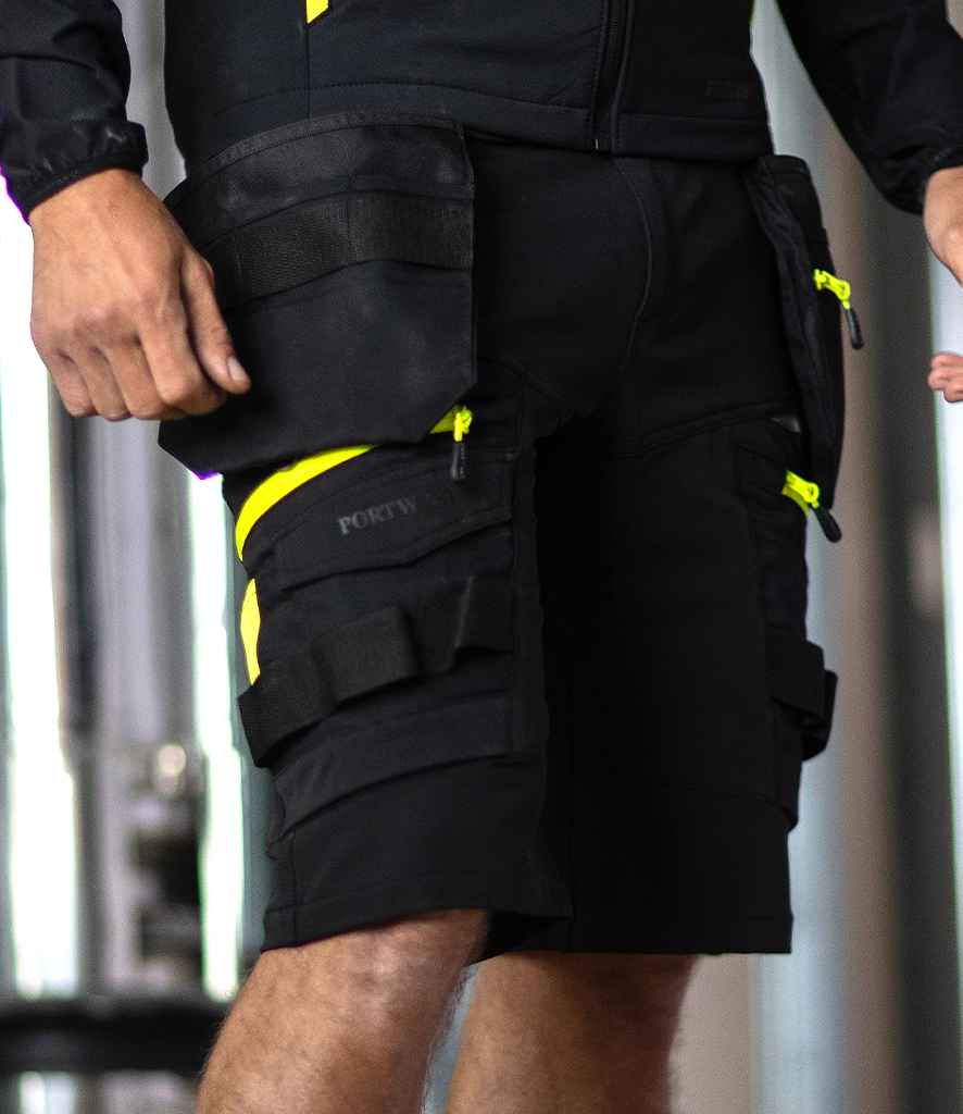 Portwest DX4™ Holster Pocket Shorts PW4444 - PW4444 Black Model