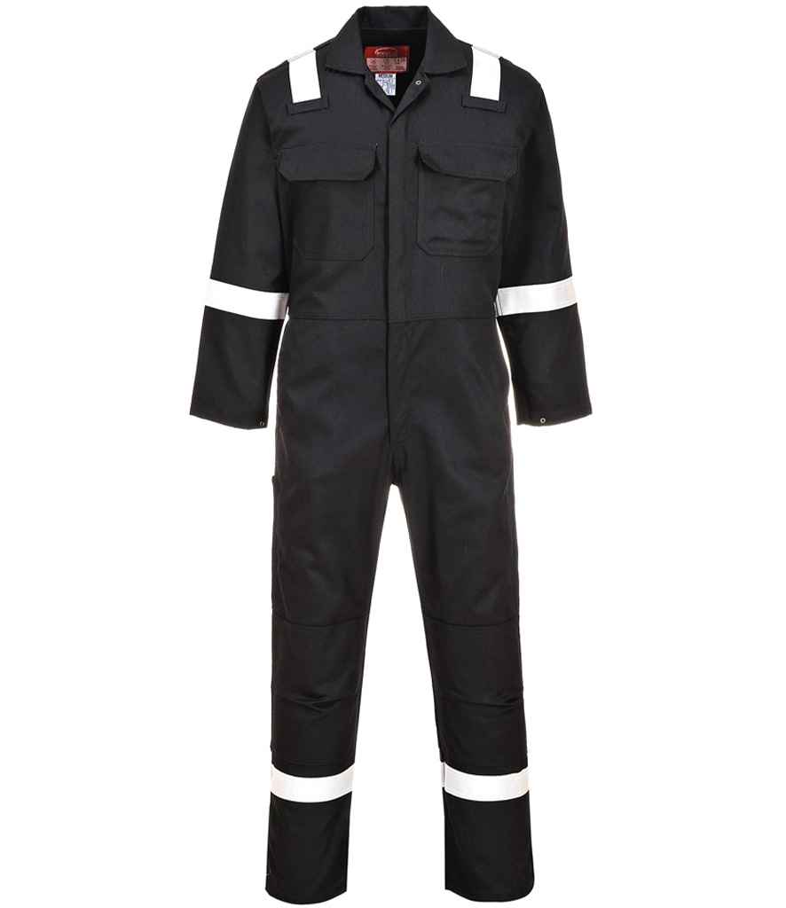 Portwest Bizweld™ Flame Resistant Iona Coverall PW450 - Black