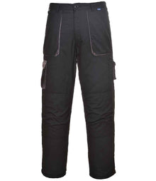 Portwest Texo Contrast Trousers PW625 - Black