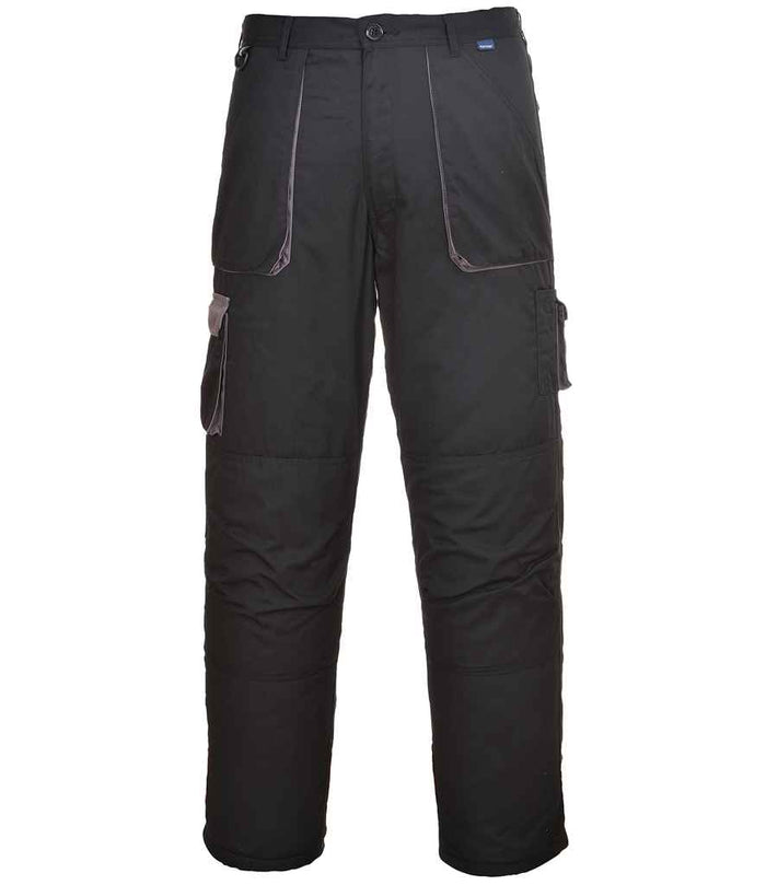 Portwest Texo Contrast Trousers PW625 - Black