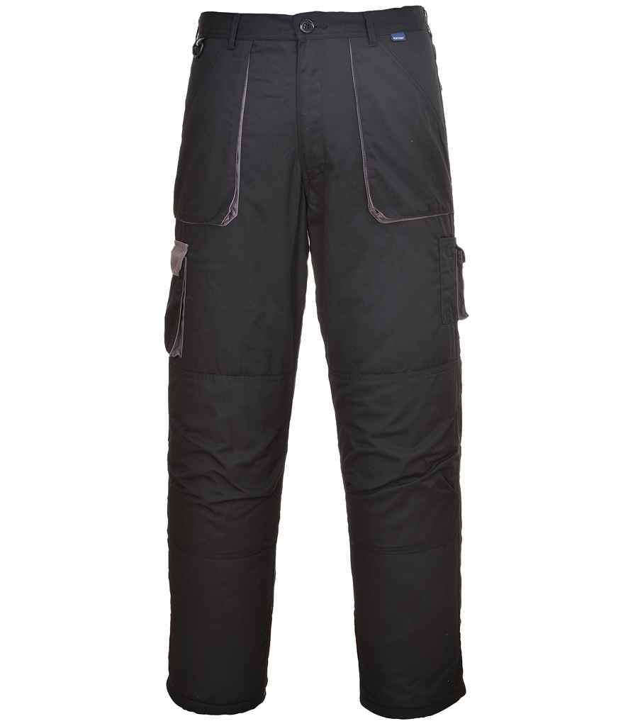 Portwest Texo Contrast Trousers PW625 - Black