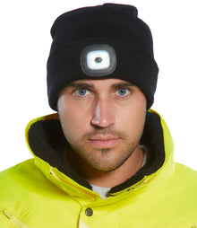 Portwest LED Head Light Beanie PW667 - PW667 Black Model