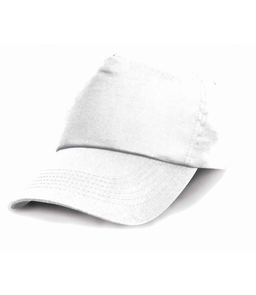 Result Kids Cotton Cap RC005B - White