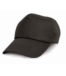 Result Cotton Cap RC005 - Black