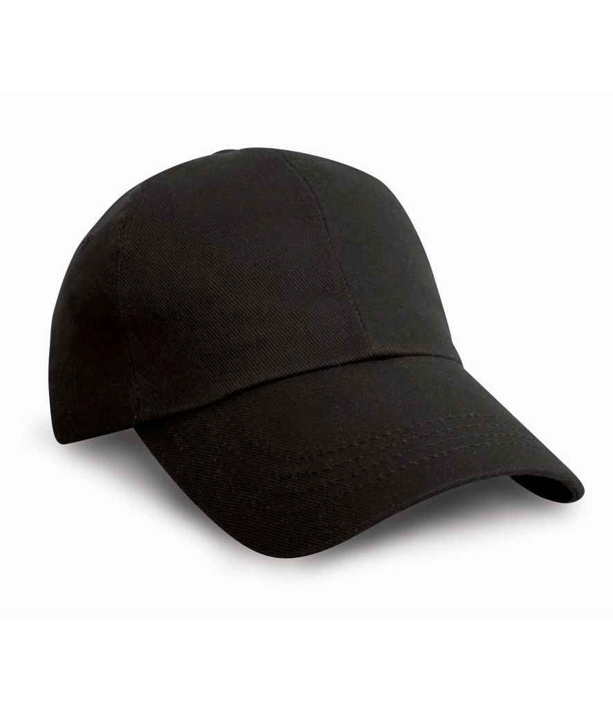 Result Heavy Cotton Drill Pro-Style Cap RC010 - Black