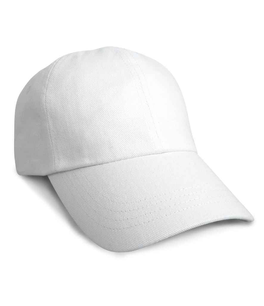 Result Heavy Cotton Drill Pro-Style Cap RC010 - White