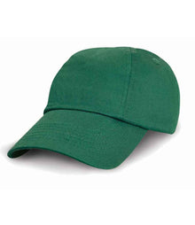 Result Kids Low Profile Cotton Cap RC018B - Bottle Green