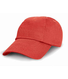 Result Kids Low Profile Cotton Cap RC018B - Red