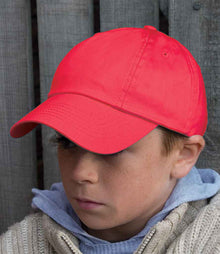 Result Kids Low Profile Cotton Cap RC018B - RC018B Red Model