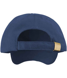 Result Kids Low Profile Heavy Brushed Cotton Cap RC024B - RC024B Navy Back