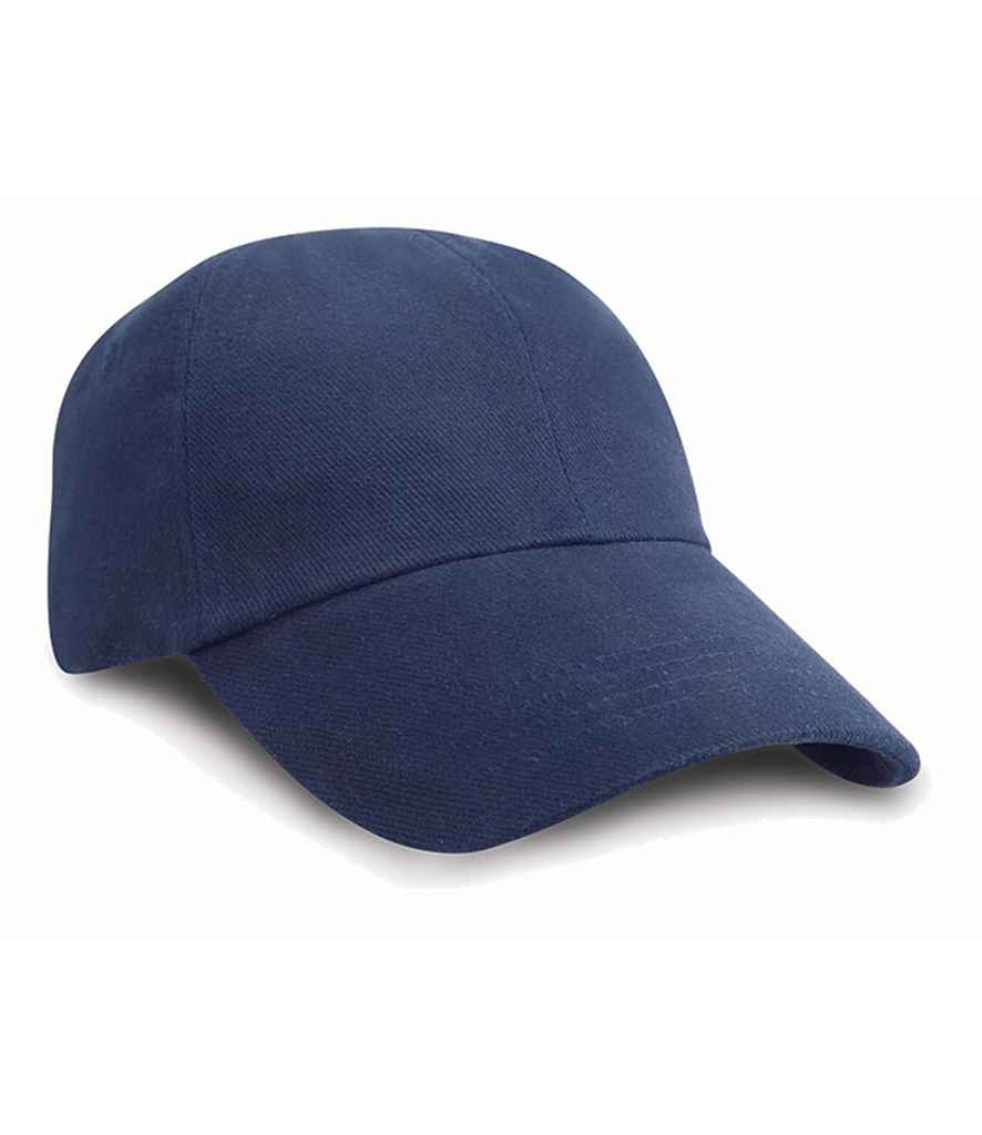 Result Kids Low Profile Heavy Brushed Cotton Cap RC024B - Navy