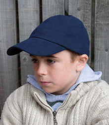 Result Kids Low Profile Heavy Brushed Cotton Cap RC024B - RC024B Navy Model