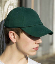 Result Low Profile Heavy Brushed Cotton Cap RC024 - RC024 Forest Green Model