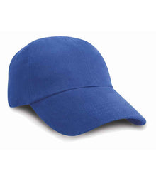 Result Low Profile Heavy Brushed Cotton Cap RC024 - Royal Blue