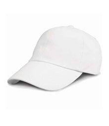 Result Low Profile Heavy Brushed Cotton Cap RC024 - White