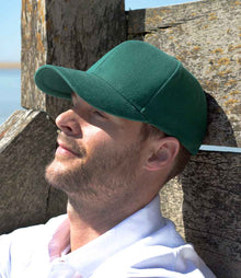 Result Pro-Style Heavy Brushed Cotton Cap RC025 - RC025 Forest Green Model