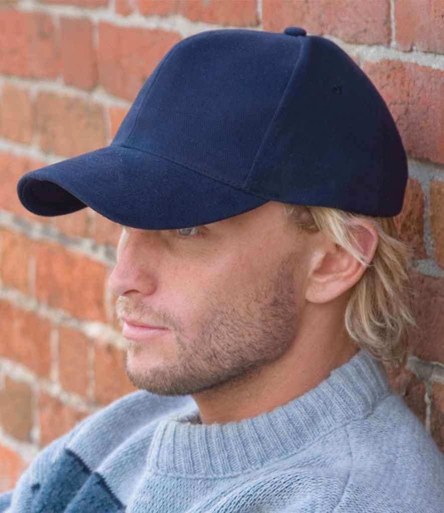 Result Pro-Style Heavy Brushed Cotton Cap RC025 - RC025 Navy Model