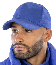 Result Pro-Style Heavy Brushed Cotton Cap RC025 - RC025 Royal Blue Model