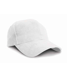 Result Pro-Style Heavy Brushed Cotton Cap RC025 - White