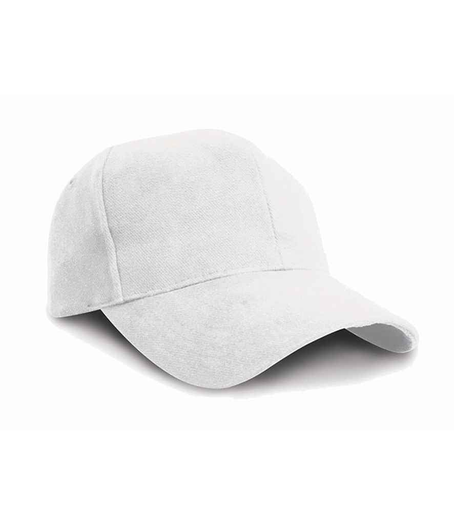 Result Pro-Style Heavy Brushed Cotton Cap RC025 - White