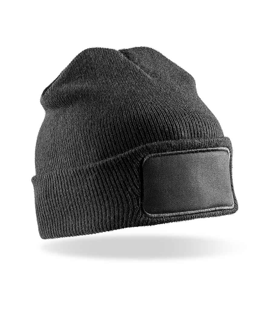 Result Core Double Knit Printers Beanie RC027 - Black