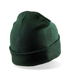 Result Core Double Knit Printers Beanie RC027 - RC027 Bottle Green Back