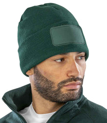 Result Core Double Knit Printers Beanie RC027 - RC027 Bottle Green Model