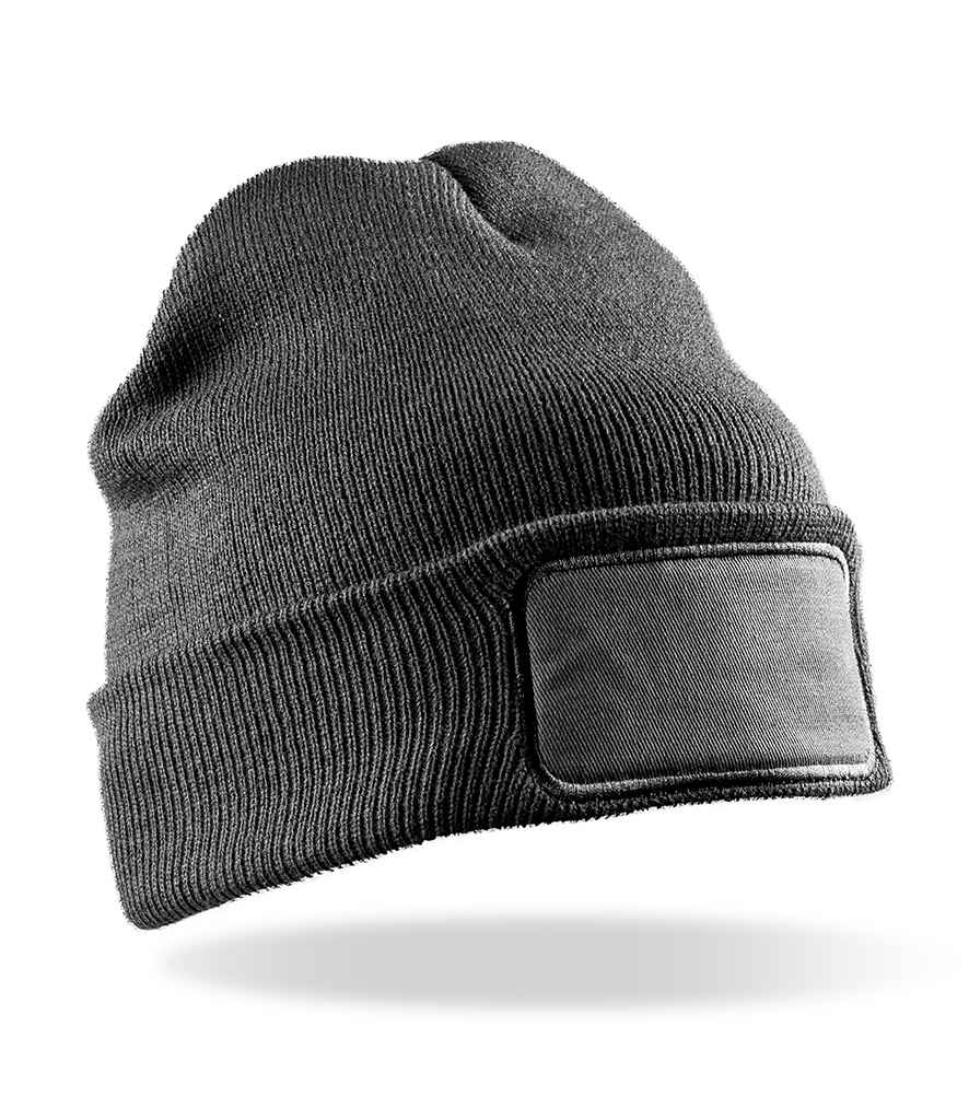Result Core Double Knit Printers Beanie RC027 - Grey