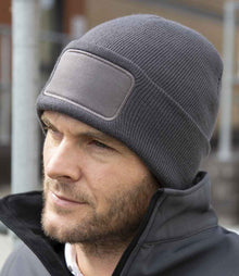Result Core Double Knit Printers Beanie RC027 - RC027 Grey Model