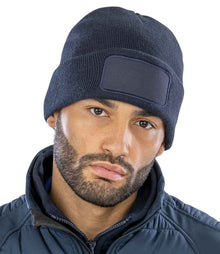 Result Core Double Knit Printers Beanie RC027 - RC027 Navy Model