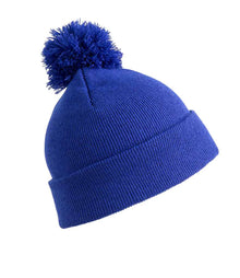 Result Core Kids Pom Pom Beanie RC028B - Royal Blue
