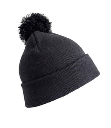 Result Core Pom Pom Beanie RC028 - Black