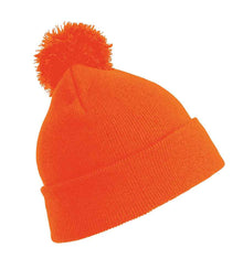 Result Core Pom Pom Beanie RC028 - Fluorescent Orange
