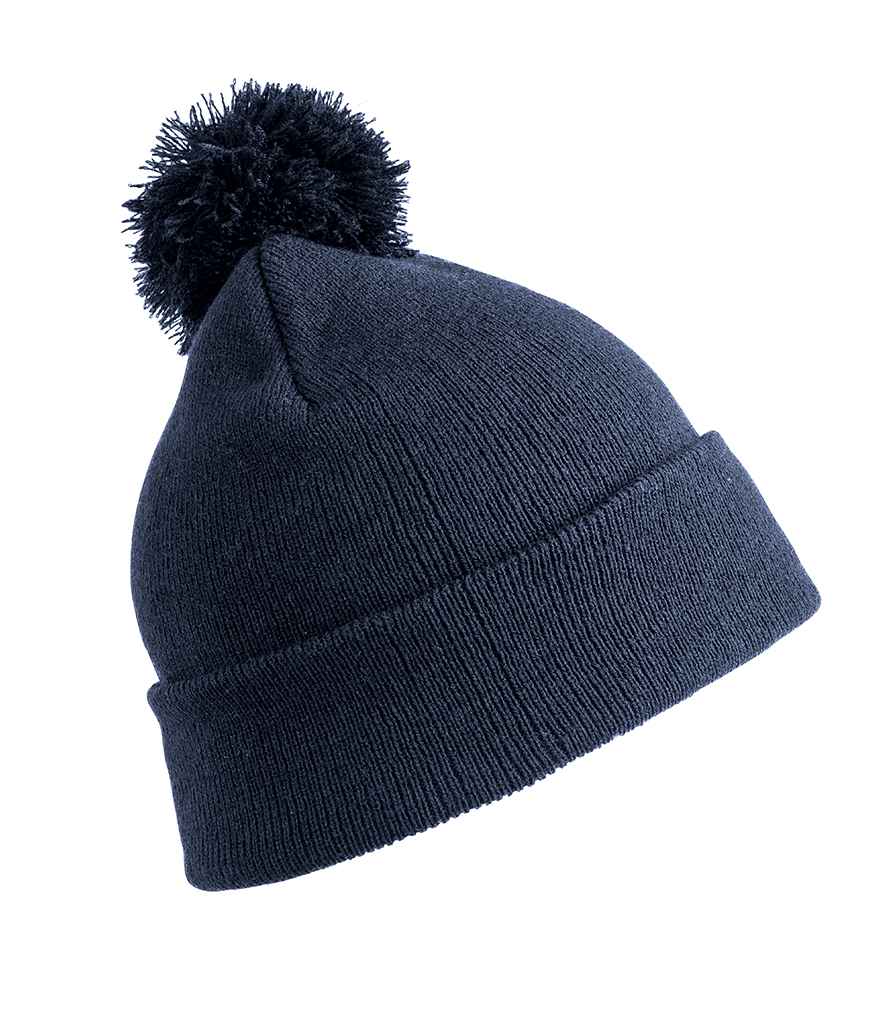 Result Core Pom Pom Beanie RC028 - Navy