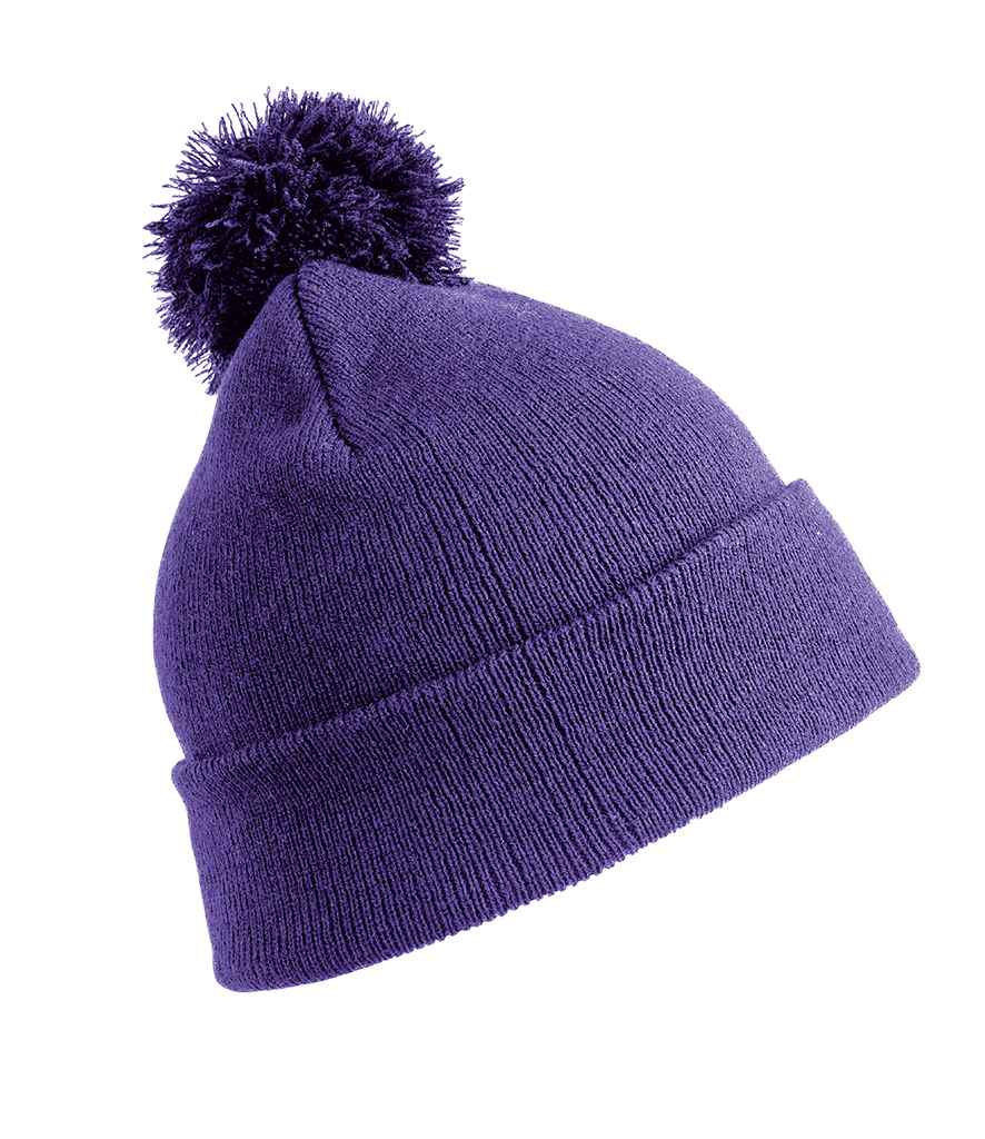Result Core Pom Pom Beanie RC028 - Purple