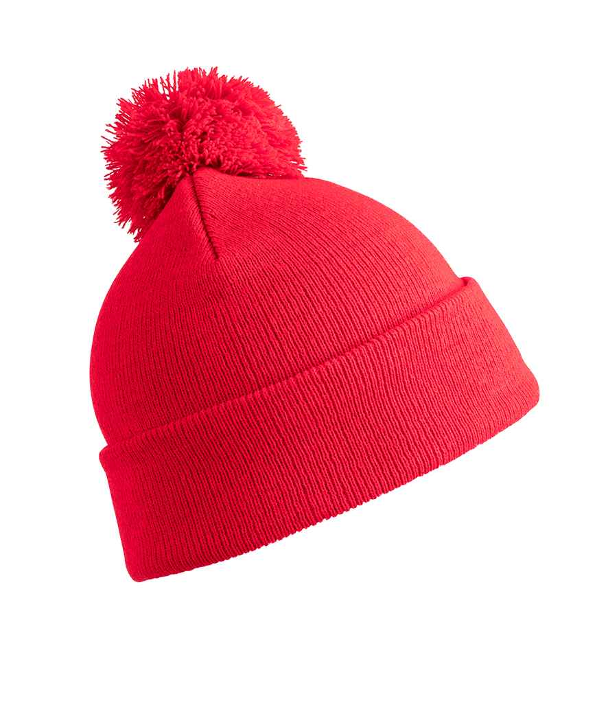 Result Core Pom Pom Beanie RC028 - Red