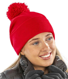 Result Core Pom Pom Beanie RC028 - RC028 Red Model