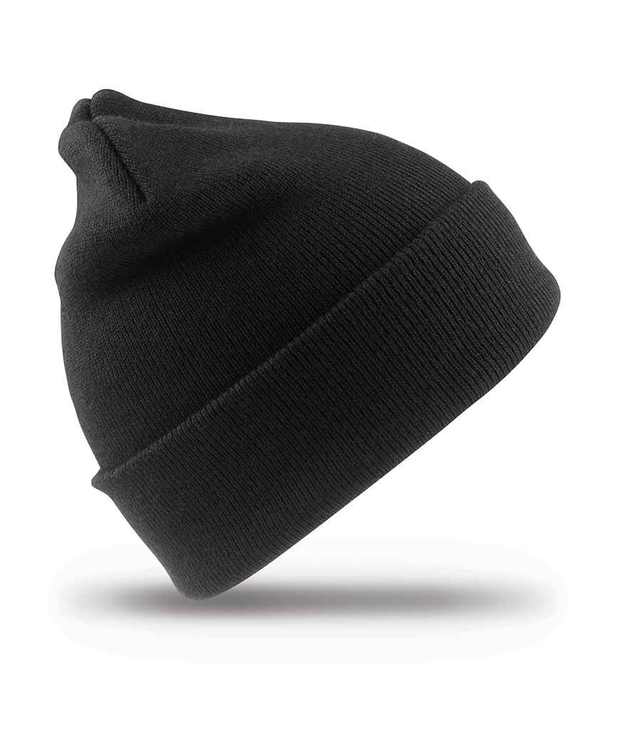 Result Kids Woolly Ski Hat RC029B - Black