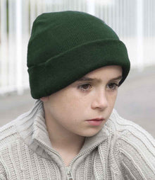 Result Kids Woolly Ski Hat RC029B - RC029B Bottle Green Model