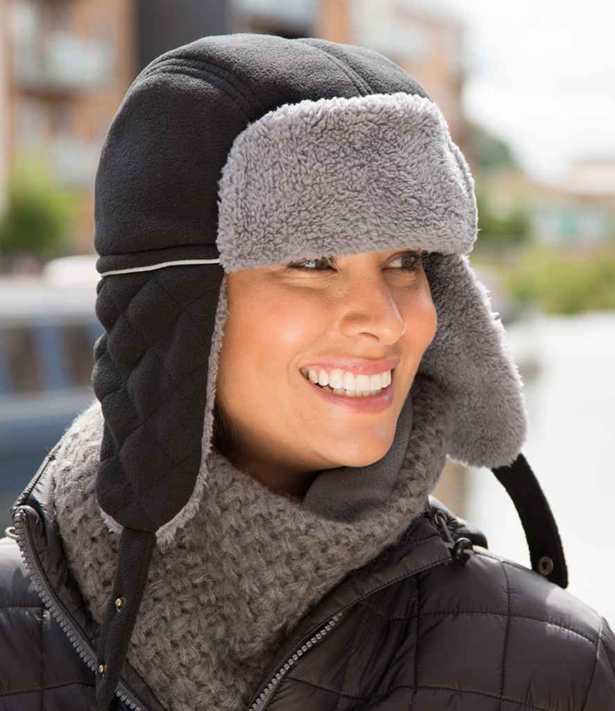 Result Ocean Trapper Hat RC032 - RC032 Black/Grey Model