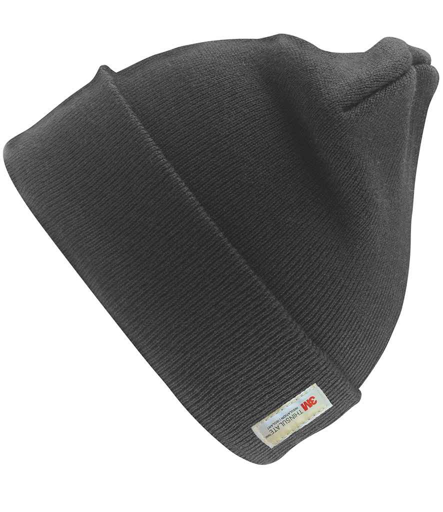 Result Woolly Ski Hat with Thinsulate™ Insulation RC033 - Charcoal