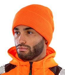 Result Woolly Ski Hat with Thinsulate™ Insulation RC033 - RC033 Fluorescent Orange Model