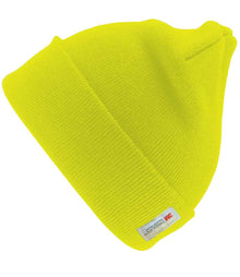 Result Woolly Ski Hat with Thinsulate™ Insulation RC033 - Fluorescent Yellow