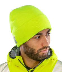 Result Woolly Ski Hat with Thinsulate™ Insulation RC033 - RC033 Fluorescent Yellow Model
